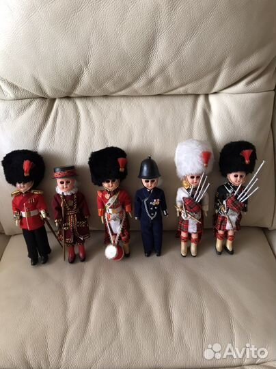 Сувенирные английские куклы 6 шт