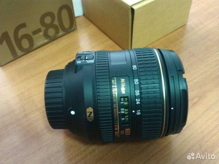 Nikon AF-S16-80mm f/2.8-4E ED VR, новый