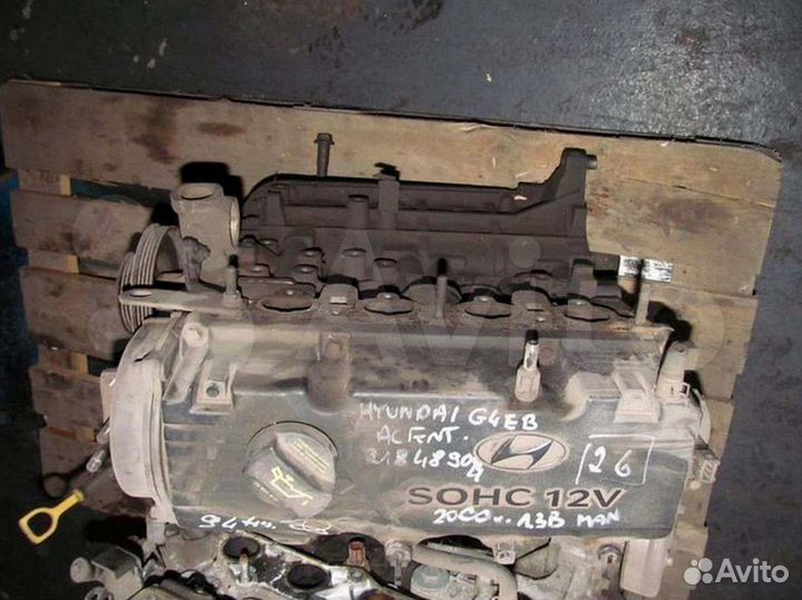 Двигатель Hyundai Accent 1.5 G4EB