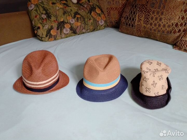 Соломенная шляпа детская