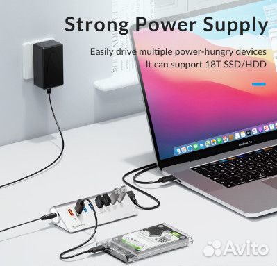USB Hub Orico (хаб, свич, switch) 5 Гбит/с