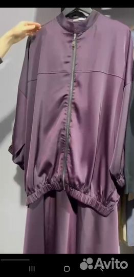 Костюм двойка атласный