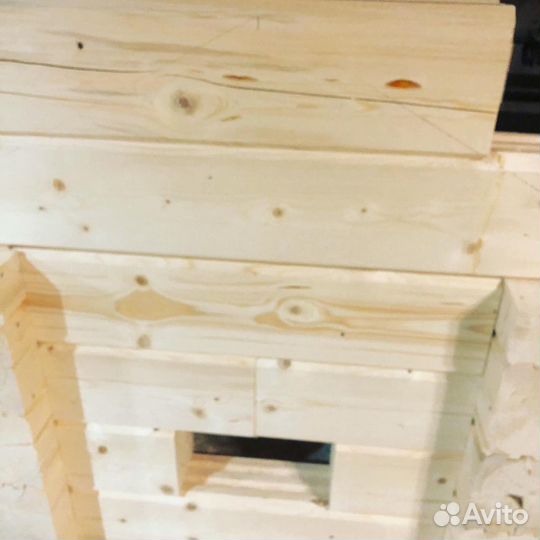 Будка собачья из профилированного бруса