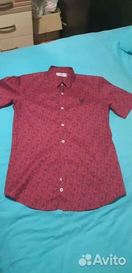 Рубашка и джинсы на мальчика рост 152