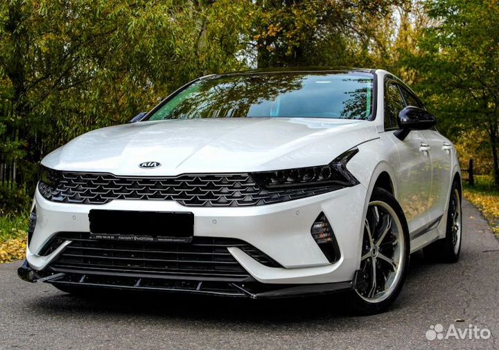 Сплиттер переднего бампера KIA K5 с 2020 г.в