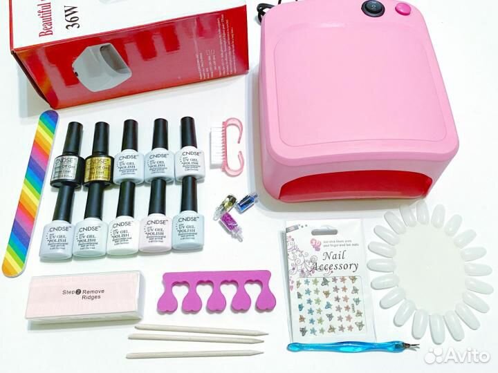 Набор для гель лака стартовый слампой