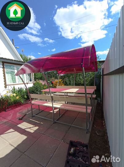 Беседка из поликарбоната