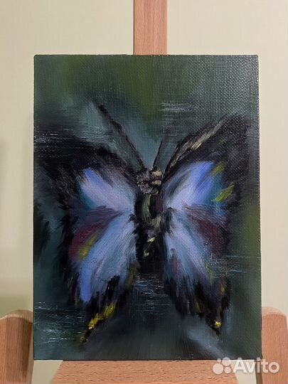 Картина маслом Бабочка