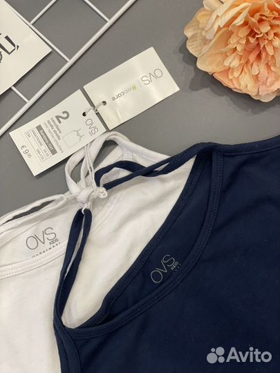 OVS набор из 2х маек на тонких лямках 164-170