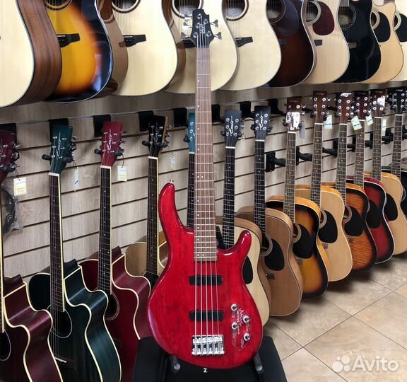 Бас-гитара 5-струнная,Cort Action-Bass+Чехол