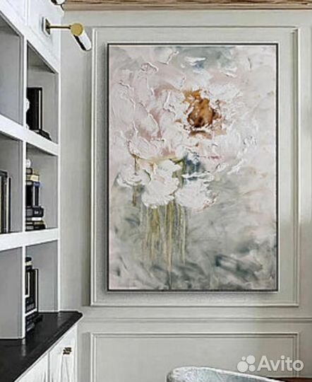 Большая картина маслом на заказ