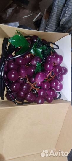 Декоративная гирлянда виноград