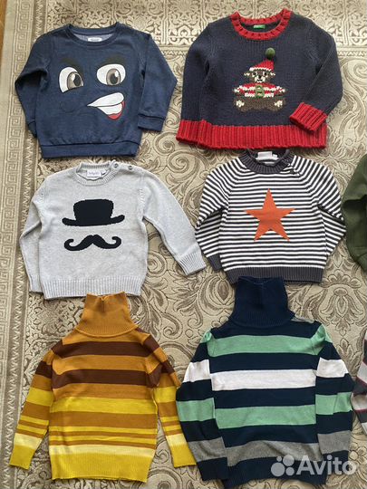Джемперы и лонгсливы на мальчика