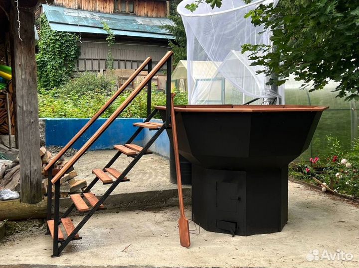 Банный чан из металла