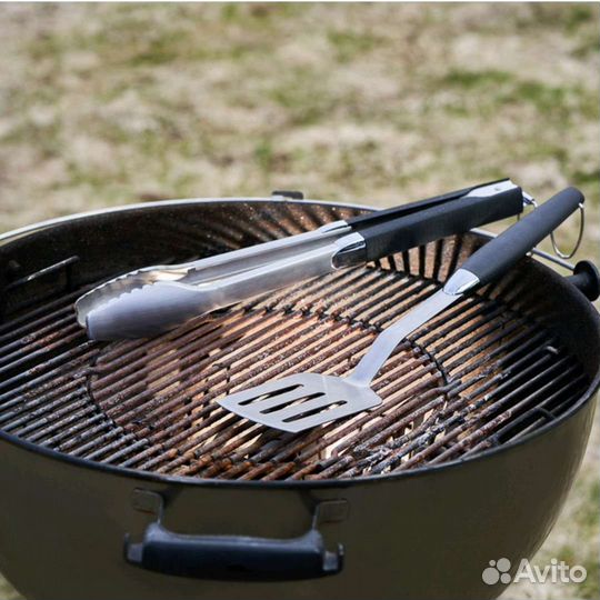 Щипцы, кисть и лопатка для гриля Weber