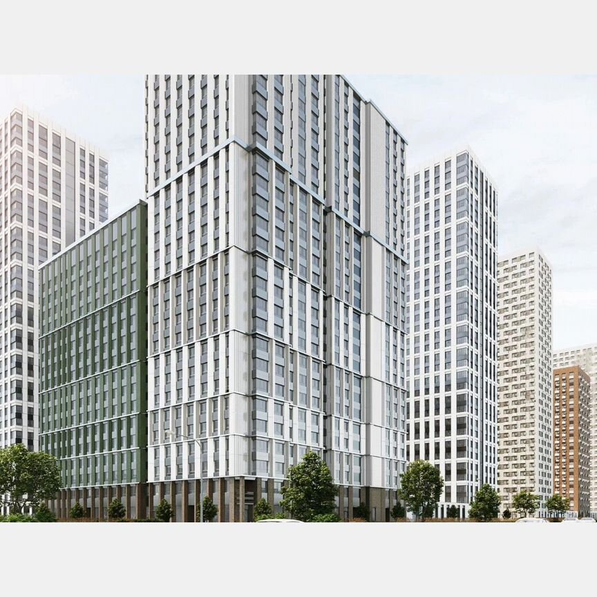 2-к. квартира, 47 м², 30/32 эт.