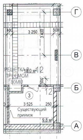 Машиноместо, 18 м²
