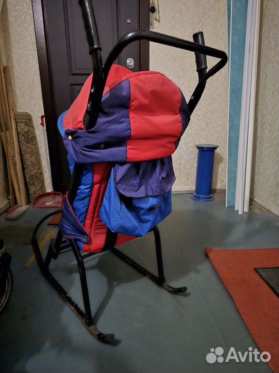 Детские санки коляска бу