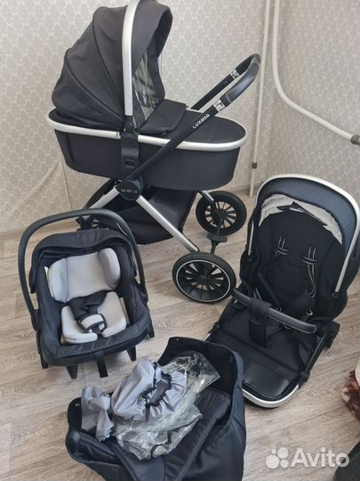 Коляска luxmom 3 в 1