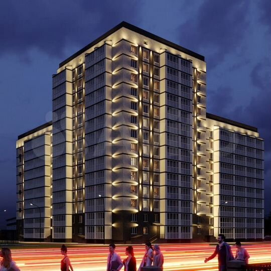 2-к. квартира, 65 м², 3/14 эт.