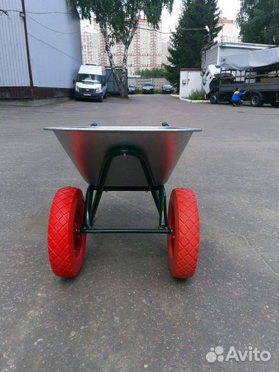 Тачка двухколесная на литых/пневмо колесах 432 ZP