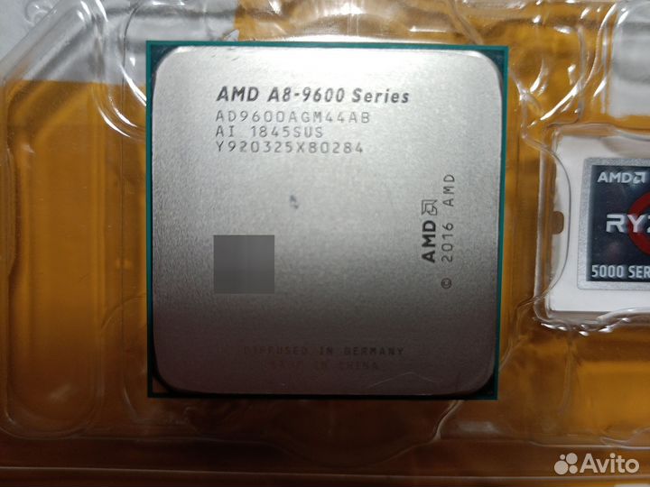 Процессор AMD A8-9600 4 ядра с встроенным видео R7