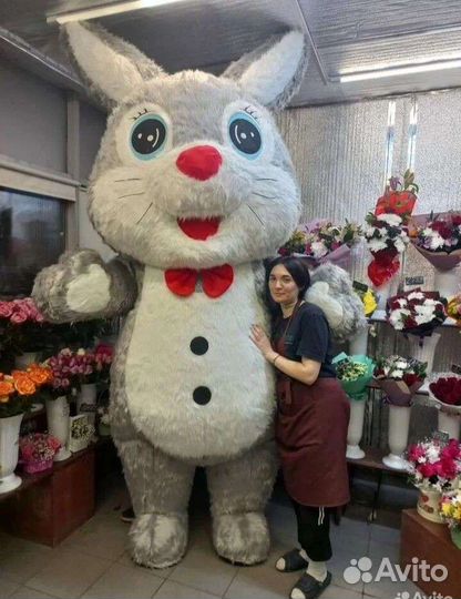 Поздравления от Белого Мишки.Зайки.Панды.Чебурашки