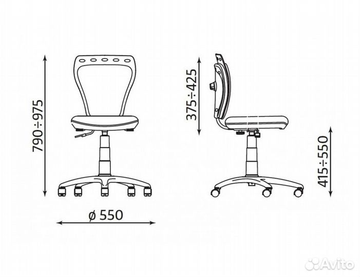 Кресло детское Министиль White GTS Flowers