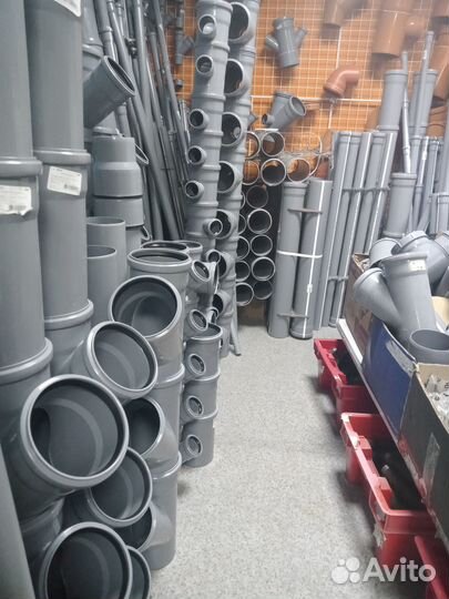 Канализационные трубы, отводы, тройники