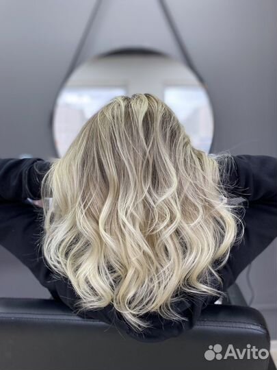 Окрашивание волос, стрижка