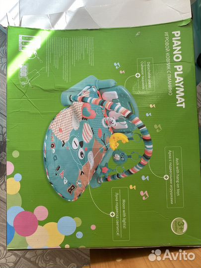 Развивающий коврик с пианино