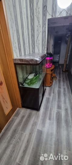 Аквариум панорамный и тумба фирмы sunsun 300литров