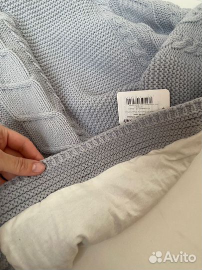 Плед детский вязаный