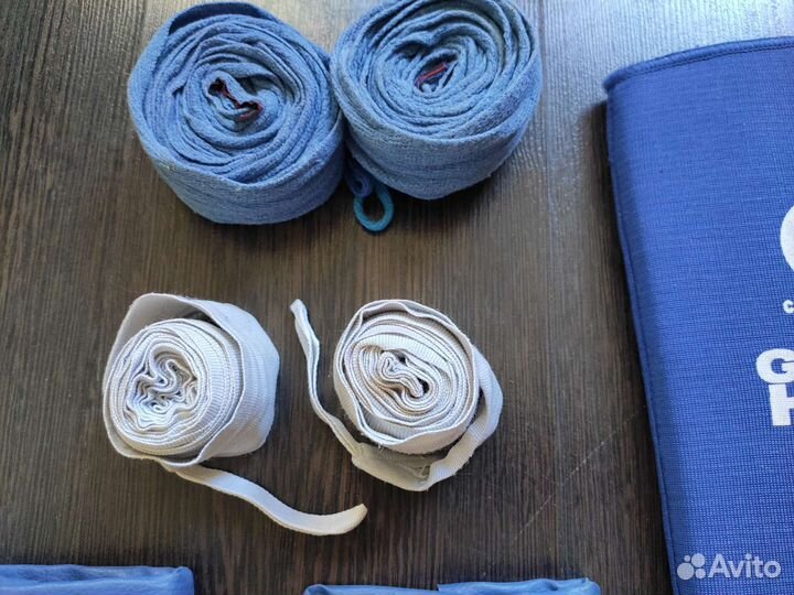 Защита голень-стопа Green Hill, перчатки, бинты