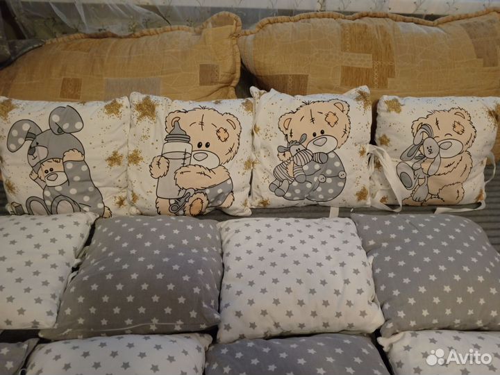 Бортики в кроватку