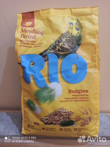 RIO корм Moulting period для волнистых попугаеа