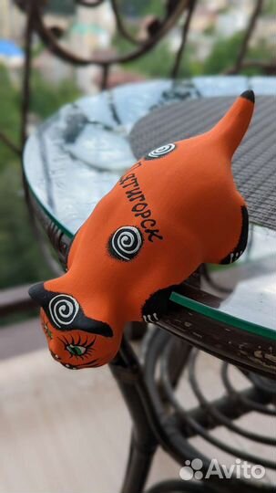 Керамический кот статуэтка