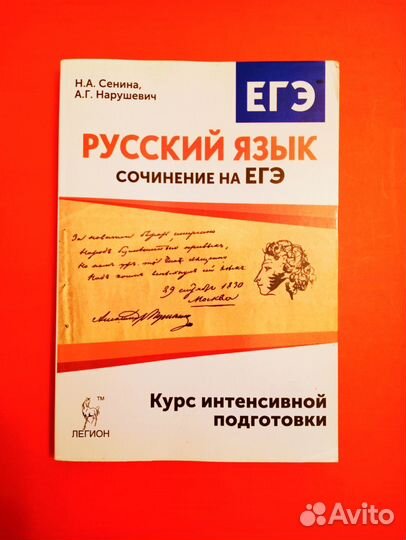 Сочинение на ЕГЭ. Курс интенсивной подготовки