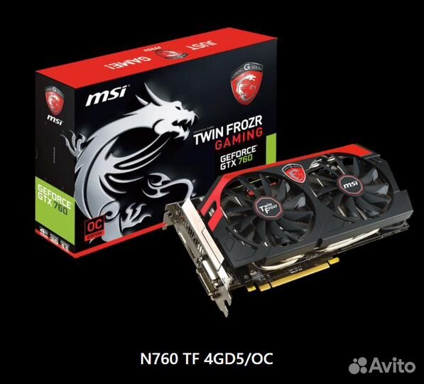 Видеокарта Gtx 760 4gb gddr5