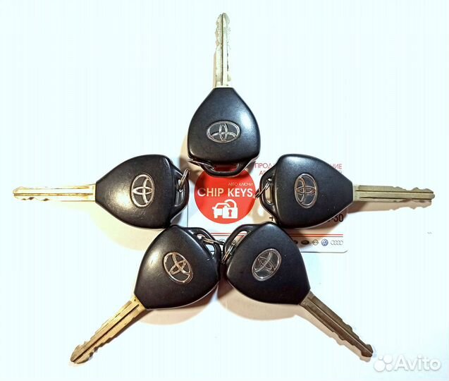 Ключи зажигания Toyota Camry V40 / Оригинал 5 штук