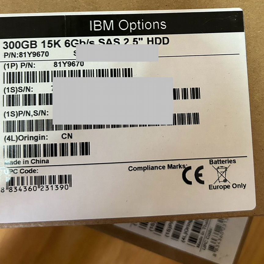 [81Y9670] Жесткий Диск Ibm 300gb81y9671 81y3812