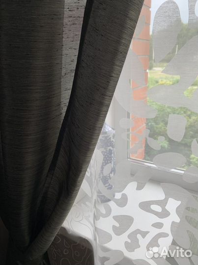 Обрезь ткани штор разная для рукоделия