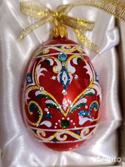 Елочные игрушки Яйцо. Ёлочка