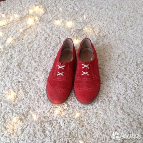 Туфли замшевые