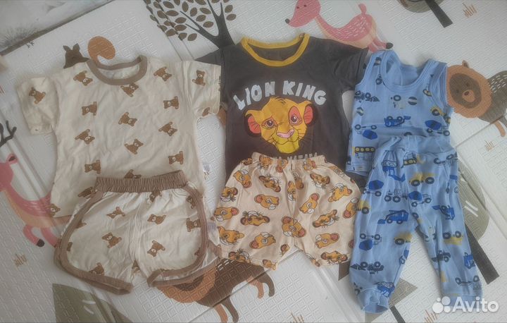 Пакет вещей для мальчика от 62 до 74