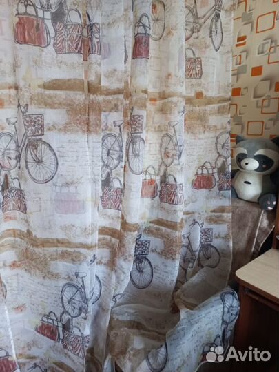 Тюль(органза)готовый новый