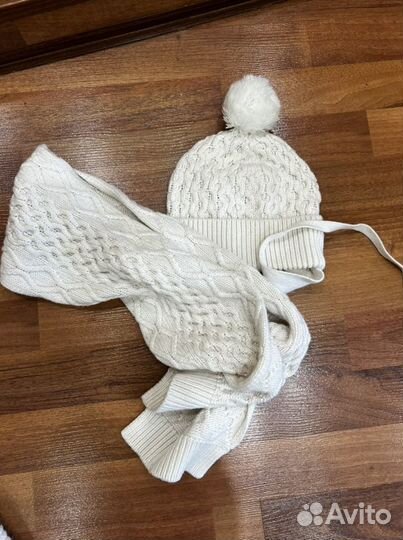 Шапка и шарф для девочки