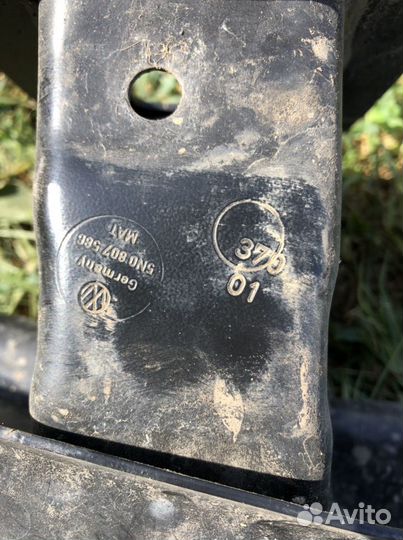 Усилитель заднего бампера фольксваген tiguan