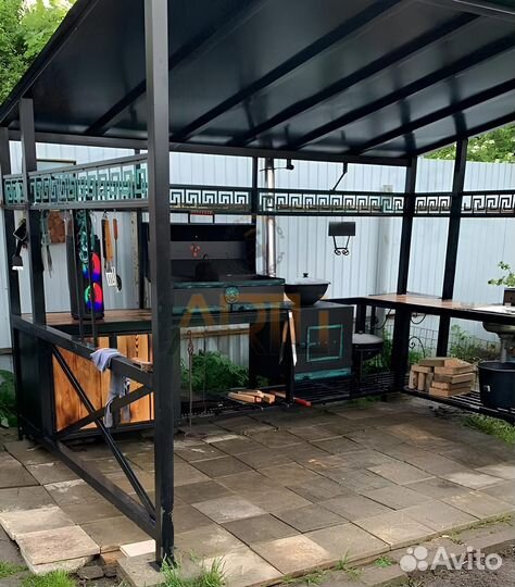 Мангал с крышей / Рассрочка