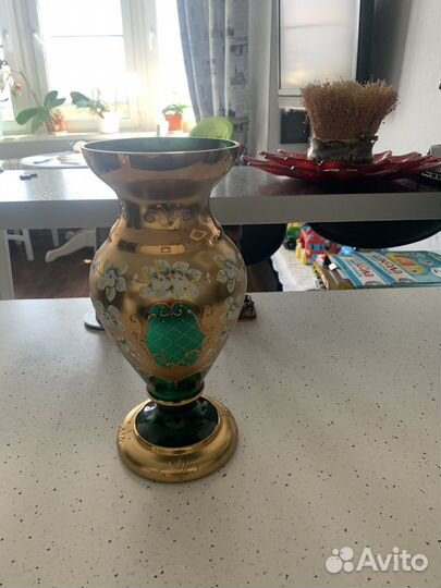 Ваза Богемия новая